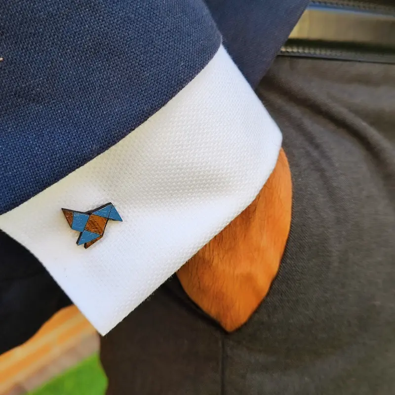 Colección de Gemelos de Madera para Hombre
